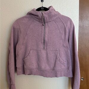 Heather Pink Scuba Hoodie